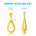 Frida Baby Grow-with-Me Training Toothbrush Set | Infant to Toddler Oral Care 6M+ - Buy Online on GoSupps.com