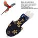 01 02 015 Parrots Diaper Golden Flower Pattern Washable Pet Bird Nappies Soft Reusable Elastic for Budgies for Macaw for Cockatiels(L Tibetan Golden Flower) - Buy Online on GoSupps.com
