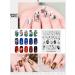 KADS Nail Stamping Plate Chinese Style Nail Art Stamp Template bamboo Lotus DIY Image Template Manicure Stamping Plate Stencil Tools (CN024) - Buy Online on GoSupps.com