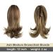 CJL HAIR Short Claw Clip Ponytail Extension 12 Inch - Ash Medium Brown/Ash Blonde - Synthetic Heat Friendly Fiber - for Women, Girls, Kids - Pack of 1 - Buy Online on GoSupps.com