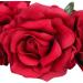 Flower Crown Headband for Women Rose Flower Hair Wreath Boho Floral Headband Wreath Bridal Floral Garland Headpieces Festival Hair Accessories for Ladies Girls Wedding Prom Festival Party Photography Red - Buy Online on GoSupps.com