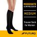 FUTURO Moderate Compression Trouser Socks for Women (15-20 mm/Hg) - Medium | Comfortable & Stylish International Shipping - Buy Online on GoSupps.com