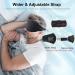 Shop Widened 3D Sleep Mask for Big Heads | 100% Blackout & Washable Eye Mask with Adjustable Strap | Ideal for Lash Extensions - Comfortable Black Eye Cover with Earplugs - Buy Online on GoSupps.com