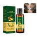 Ginger Huile de croissance des cheveux Ginger anti-chute 7 jours repousse 7 jours huile germ e au gingembre pour nourrir les racines des cheveux r pare les cheveux ab m s nourrit les racines des