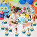 37pcs Super Simple Songs Birthday Party Supplies for Super Simple Songs Theme Birthday Decorations include Cake Topper and Cupcake Toppers Sets - Buy Online on GoSupps.com