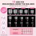Buy GlimightyX Soft Gel Toe Nail Tips - Long Square Fake Toenails with Full Matte Finish | Pre-shaped Gel Press On Nails for Acrylic Extension - Buy Online on GoSupps.com