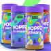 Bubble Mania bubble tea pearl strawberry mango blueberry banana for bubble tea |Popping Boba Pearls Tapioka fruit beads and Boba pearls - 100% vegan and gluten -free (Pack of 4) Mango Blueberry Banana & Strawberry