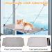 Pueikai Cat Hammock Window Perch for Large Cats | Sturdy & Space-Saving Resting Seat | Holds up to 50 lbs | Easy Assembly | Single Layer Grey - Buy Online on GoSupps.com