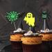 Gadpiparty 24pcs Halloween Fluorescent Inserts Lantern Wood Pumpkin - Buy Online on GoSupps.com