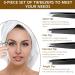 4 Eyebrow Tweezers and 1 Scissors Set Eyebrow Tweezers Stainless Steel Pointed Tweezers Straight Slicker Tip Tweezers for Removing Blackheads Ingrown Hair - Buy Online on GoSupps.com