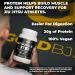 Gold BJJ Mat Muscle | 100% Plant Based Vegan Protein Powder for Jiu Jitsu Athletes - Vanilla Flavor - Buy Online on GoSupps.com