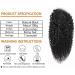 Human Hair Ponytail Hair Piece Ponytail Extension for Black Women Kinky Curly Drawstring Pony Tail Malaysia Real Human Hair Clip in Afro Curly Ponytail Hairpieces Natural Black Ponytail Hairpiece f 26inches Natural Color - Buy Online on GoSupps.com