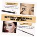 DOITOOL 12pcs Black Eyeliner 1 Eyebrow Pen Pencil Eye Beauty Pens Makeup Tool Makeup Pen Girl Eyes - Buy Online on GoSupps.com
