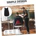 minkissy Barber Apron Work Dress Barber Uniform Vest Double Back Hairdressing Tool Polyester - Buy Online on GoSupps.com