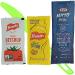 Condiment Packets Bundle with Eco-Friendly Knife - 60 Piece Set for Home, Outdoors, and On-The-Go - Buy Online on GoSupps.com