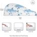 Pink Blue Sea Sharks Hair Towel 2 Pack | Super Absorbent Quick Dry Hair Turbans for Women & Girls - Buy Online on GoSupps.com