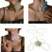 Oralgos Retro Flower Collar - Unique & Stylish Jewelry Choker Chain for Parties & Gatherings - Buy Online on GoSupps.com