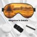Autumn Golden Grass Night Blackout Eyeshade - Comfortable Elastic Strap for Travel Naps & Relaxation | International Shipping Available - Buy Online on GoSupps.com