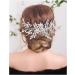Hair Accessories Bridal Vintage Silver Full Rhinestones Big Hair Comb Bridal Shinny Pearls and Crystals Comb Headpiece Bridal Hair Piece Wedding Head Piece (Color : Rose gold) - Buy Online on GoSupps.com