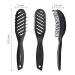 FIXBODY Curved Vent Hair Brush for Blow Drying and Styling - Detangling Brush for Short Thick Hair - Men and Women - Black - Buy Online on GoSupps.com