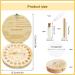 Premium Wooden Milk Tooth Box | Baby Tooth Storage & Display for Girls | Perfect Gift for Birth | Elegant Souvenir Box - Buy Online on GoSupps.com