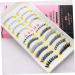 minkissy 10 Pairs Cross Eyelashes Fake Lashes Natural Eyelashes False Eyelash Fake Eyelash Nude Makeup - Buy Online on GoSupps.com