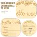 Wooden Baby Milestone Cards - 12-Piece Pregnancy & Monthly Gift Set for Expectant Mothers - Buy Online on GoSupps.com