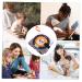 Ibasenice 4-Piece Fabric Book Set | Soft Black & White Learning Toys for Babies & Toddlers | Peach Skin Baby Books - Buy Online on GoSupps.com
