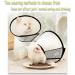 KooteenYao 2 Pack Recovery Cat Cone with Breathable Soft Edge Adjustable Dog Cone Collar Healing After Surgery Dog Cones to Stop Paw Licking Soft Plastic E-Collar for Puppies Dogs and Cats (S) - Buy Online on GoSupps.com
