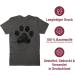 Shirtracer Men's T-Shirt - High Five Dog Paw Gift for Dog Owners | Dark Grey 4XL - Large Sizes Available - Buy Online on GoSupps.com