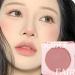 Blushs for Cheeks | Matte Monochrome Blushs Makeup | Natural Clear Low Saturation Rouge for Dark Skin Wedding Prom Dating Pochy 03 - Buy Online on GoSupps.com