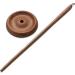 Hand Crafted Mango Wood Drop Spindle - 3.5 Whorl, 11.75 Length, 2.3 oz Weight - Buy Online on GoSupps.com