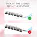 LANKIZ DIY Natural Look Individual Eyelash Extensions 0.07mm 10-16mm Mix - Reusable Soft Lightweight Lash Clusters at Home - Fluffy Style02 - Buy Online on GoSupps.com