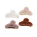 Tinblin 4pcs Faux Fur Hair Clips for Winter  5.5 Inches Large Fuzzy Claw Clip for Thick Thin Hair  Long Fur Preppy Claw Clips Fluffy Hair Clip for Women Girls
