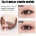 360pcs Double Eyelid Stickers Instant Eyelid Stickers for Droopy Hooded Single Eyelids Lace Mesh Water Adhesion Eyelid Tape Stickers with Tweezers and Fork Stick - Buy Online on GoSupps.com
