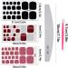 Formicone Self-Adhesive Toenail Film - 352 Nail Art Stickers with Nail Files & Shaver | Perfect for Easy Toenail Decoration - Buy Online on GoSupps.com