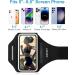 Waterproof Cell Phone Bag for Jogging | Adjustable Arm Strap for iPhone 15/14/13/12/11 Pro Max & Galaxy S23 Ultra - Black-B - Buy Online on GoSupps.com