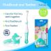 Brush-Baby My FirstBrush & FirstTeether Set - Perfect Starter Kit for Baby's Dental Care - Buy Online on GoSupps.com