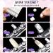 Blulu 6 Sets Nail Tips Stand Holder - Magnetic Acrylic Nail Practice Display for DIY Nail Salon - Silver - Buy Online on GoSupps.com