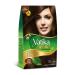 Dabur Vatika Henna Hair Color - Henna Hair Dye, Henna Hair Color and Conditioner, Zero Ammonia Henna for Strong and Shiny Hair, 100% Grey Coverage, 6 Sachets X 10g (Dark Brown) Pack of 1 (6 sachets) Dark Brown
