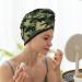 Hair Towel Wrap with Button - Quick Drying Towel Turban for Kids & Adults (Camouflage Dinosaur Design - Buy Online on GoSupps.com