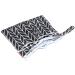 DAMERO 2pcs Travel Wet and Dry Bag with Handle - Small Gray Arrow+Black Arrow (2 Count) | Ideal for Cloth Diaper, Pumping Parts, Swimsuit | Easy Grab and Go - Buy Online on GoSupps.com