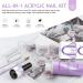 Saviland 6oz Acrylic Nail Kit with Liquid, Powder, Brush | All-in-One Starter Set for DIY Long-Lasting Extension Nails - Buy Online on GoSupps.com