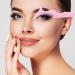 POPETPOP Reusable Eyeliner Stencils-Silicone Eyebrow Stencils Wing Tips Multi-purpose Eyeliner Guide Tool for Eyeliner Pink - Buy Online on GoSupps.com