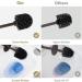 Toilet Bowl Brush Holder Set: Bathroom Deep Cleaning Toilet Scrubber Rim Cleaner with Caddy for Restroom Rv - Hidden Modern Elegant Toilet Clean Decorative Accessories - Bronze A-bronze - Buy Online on GoSupps.com