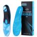 3ANGNI Plantar Fasciitis Insoles Arch Support Insoles for Women Men Relief of Foot Pain Flat Feet Metatarsalgia High Arch Heel Pain Heavy Duty Support Orthotics Insoles for Standing All Day (XS)Men 3 - 4.5 / Women 5 - 6.5 Blue