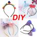 Duufin 50 Pack Colorful Satin Headbands for Girls & Women - DIY 1cm & 25 Colors - Buy Online on GoSupps.com