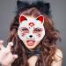 Buy Ifundom Cat Mask - 5 Pack DIY Hand-Painted White Paper Mache Masks for Masquerade & Costume Accessories - International Shipping - Buy Online on GoSupps.com