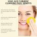 40 Turmeric Kojic Ac-id Cleansing Pads Turmeric Exfol-ating Foaming Pads Resurfacing Pads For Face & Body Fades Dark Spots Fades Discoloration Facial Sponges For Cleansing Exfoli-ating - Buy Online on GoSupps.com