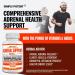 Adrenal Support and Cortisol Manager - 90 Capsules Adrenal Health Supplement with Ashwagandha Licorice Root Rhodiola Rosea Ginseng Holy Basil for Adrenal Fatigue for Women & Men - Buy Online on GoSupps.com